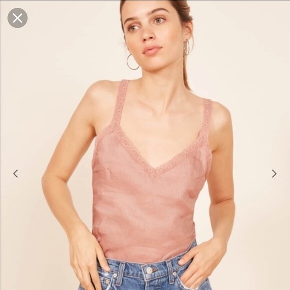 Reformation Tops - NWT Reformation Emmie Linen Tank